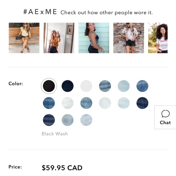 American Eagle high waisted jean shorts - Picture 4 of 5